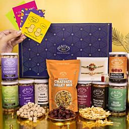 Nutri Bond Rakhi Gift Box with Healthy Delights-picture-37
