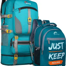 60L Rucksack with 30L Backpack - Curve Water-Resistant Hiking & Travel (Unisex) Rucksack - 60 L-image-95