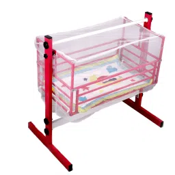 T-Style Foldable Cradle With Bearing Cot-14