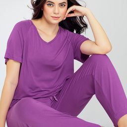 Zeyo V-Neck Night suit-image-39