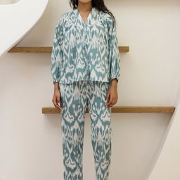 SANSKRUTIHOMES Printed Pure Cotton Night suit-picture-45