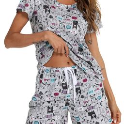 Xivir Printed Satin T-shirt With Shorts-image-29
