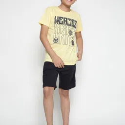 Lil Tomatoes Boys Typography Printed Night Suit-image-88