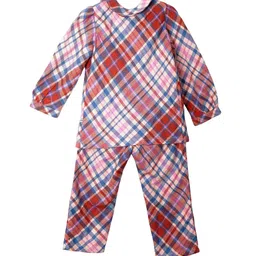 BAESD Girls Checked Night suit image 4
