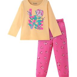 Honeyhap Girls Printed Night suit-picture-50