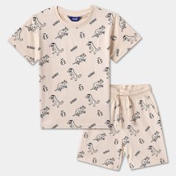 R&B Boys Graphic Printed Pure Cotton Night suit-image-56