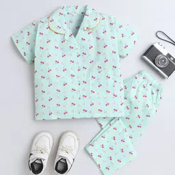The Magic Wand Boys Graphic Printed Pure Cotton Night suit-image-81