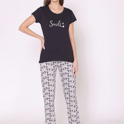 Bodycare Women Printed Pure Cotton Night suit-image-6