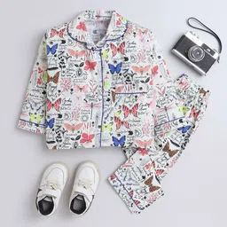The Magic Wand Boys Graphic PrintedPure Cotton Night suit-picture-1