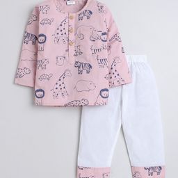 BAESD Kids Printed Pure Cotton Night suit-image-19