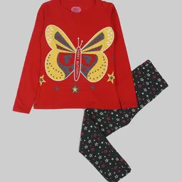 BAESD Girls Graphic Printed Night suit-image-115