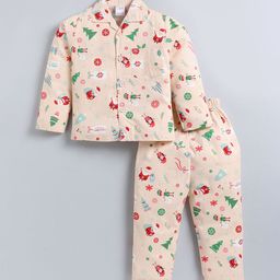 NAUTI KIDZ Boys Printed Pure Cotton Night suit-picture-4