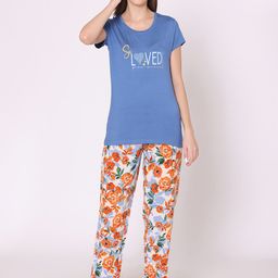 Bodycare Women Floral Printed Night suit-picture-6