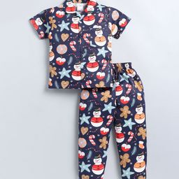 NAUTI KIDZ Boys Printed Pure Cotton Night suit-picture-0