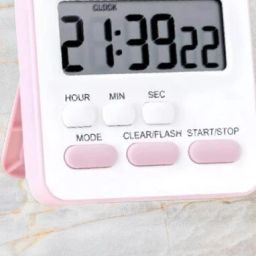 Digital White Clock-image-85