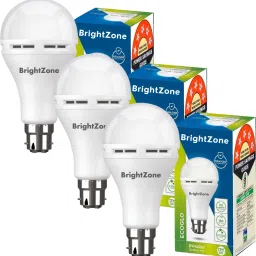 Pack of 3-High Power 12W Rechargeable LED Bulb 4 hrs Bulb Emergency Light-22