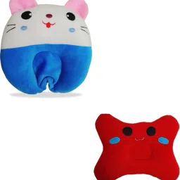 Microfibre, Mustard Seeds Animals, Toons & Characters Baby Pillow Pack of 2-image-21