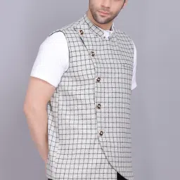 Checkered Men Waistcoat-image-28
