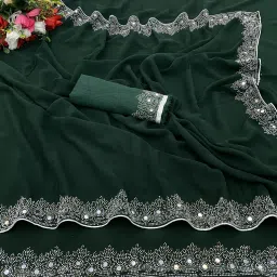 Embellished Bollywood Georgette Saree-image-38