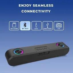 iNFiRe FireBar 20 upto 8 Hours PlayTime, Surrounding Sound, TWS With RGB Lights 20 W Bluetooth Soundbar image 4