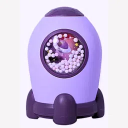 Rocket Piggy Bank with Lock Code, Cute Money Saving Coin Bank-image-10