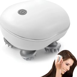 4beauty Therapy Electric Head Scalp Massager, Body & Head Massager for Hair Growth Rechargeable Head Kneading Massage Machine 3 Speed Mode Handheld. Massager-image-97