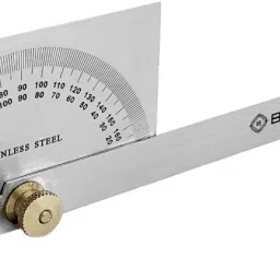 Stainless Steel Protractor 0-180 degrees Machine Tools (Square Head Protractor) Snap Gauge-image-28