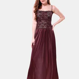 Romaisa Lace Detailed Satin Nightdress-picture-22