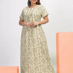 9shines Label Printed Maxi Nightdress-picture-21