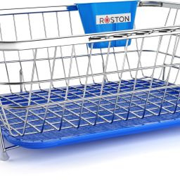 Dish Drainer Kitchen Rack Dish drainer rack steel with tray bartan rack stainless steel vessel drainer basket Steel-image-39