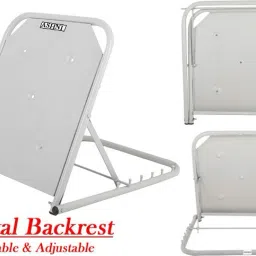 ashni Backrest For Bed Metal Heavy Duty Adjustable Backsupport Back / Lumbar Support image 3