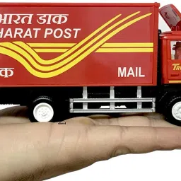 yaah creation Plastic penther truck with gate openable without battery with pullback action image 4