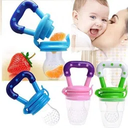Silicone Baby fruit Feeder/BPA Free/Food Feeder/Silicone Food Nibbler/ Feeder Teether and Feeder-image-54