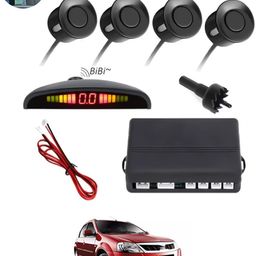 ccmm Black Reverse 4Pcs Parking Sensor With Led Display/Buzzer For Car-292 Universal Black Increased Safety 4pcs Sensor For Vehicle-292 Parking Sensor-picture-29