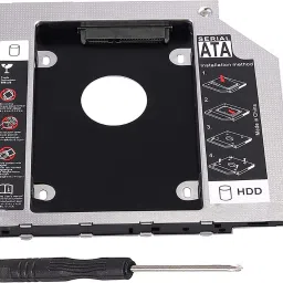 GoodsBazaar 2.5''Internal 9.5MM HDD Caddy SATA Second CD/DVD-ROM to Expanded Data Storage 2.5 inch 9.5MM Internal Hard Drive Enclosure/HDD CADDY-image-68