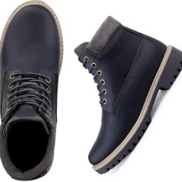 BULLET Leather Boots for Bikers Riders Trekking Trail & Hiking with Fur Lining Boots For Men-image-15