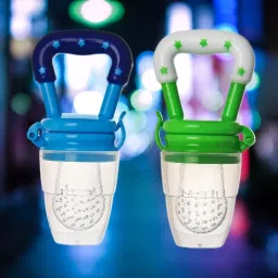 Pack of 2 Teether and Feeder/multicolor/Baby Product Teether and Feeder M_19 Feeder-18
