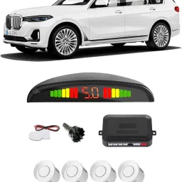 PKNA0712 White Car Reverse Parking Sensor with LED Display 4 Sensor PKNA0712 Parking Sensor-15