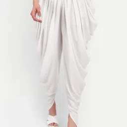 house of common Women Solid Dhoti Pant | Stylish Ethnic Bottomwear | Comfortable Rayon Fabric Solid Women Dhoti-image-9