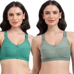 Pack of 2 Women Full Coverage Non Padded Bra-image-26
