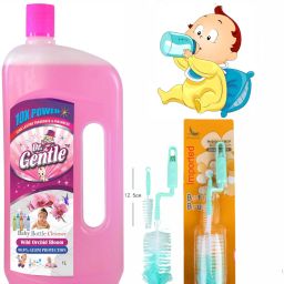 Combo of Anti-Bacterial Baby Liquid Cleanser and Baby Bottle Cleaning Brush-image-108