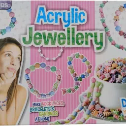 DIY Acrylic Jewellery Making Kit for Girls|Create Necklaces,Bracelets & Earrings-image-23