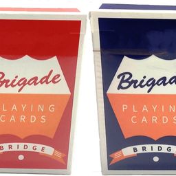 gift collection Brigade Premium Plastic Coated Playing Cards with 4 Set of Cards-picture-2