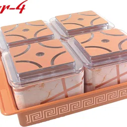 sunlife - Astor 4 Multipurpose Set - 4 Bowls With Tray - Gifting Bowl, Tray Serving Set image 5
