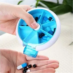1 Round Spinning Pill Box Pill Box Pill Box-26