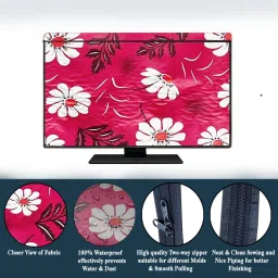 Delideal Padded Cover, Dust Cover, etc. for 49 inch Computer Monitor, TV, LCD Monitor, etc. - LEDTVDD16_49IN-15