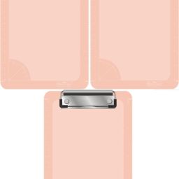 3pc Pink Examinatin Board | Unbreakable Paper Clipboards | Flexible Board-17