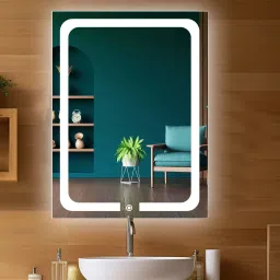 LED Mirror for Wash Basin(18x24 Inch) Mirror With Touch Sensor Bathroom Mirror-image-72