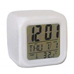 Digital White Clock-image-67