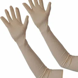 Women's Cotton Full Hand arm sleeve Gloves for Sun Protection SKIN-03 Cycling Gloves-picture-27